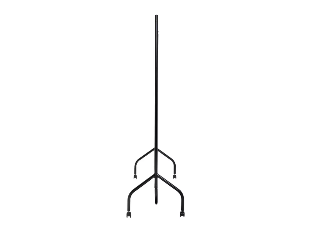 Heavy Duty Single 5 Feet Clothes Rail - Black