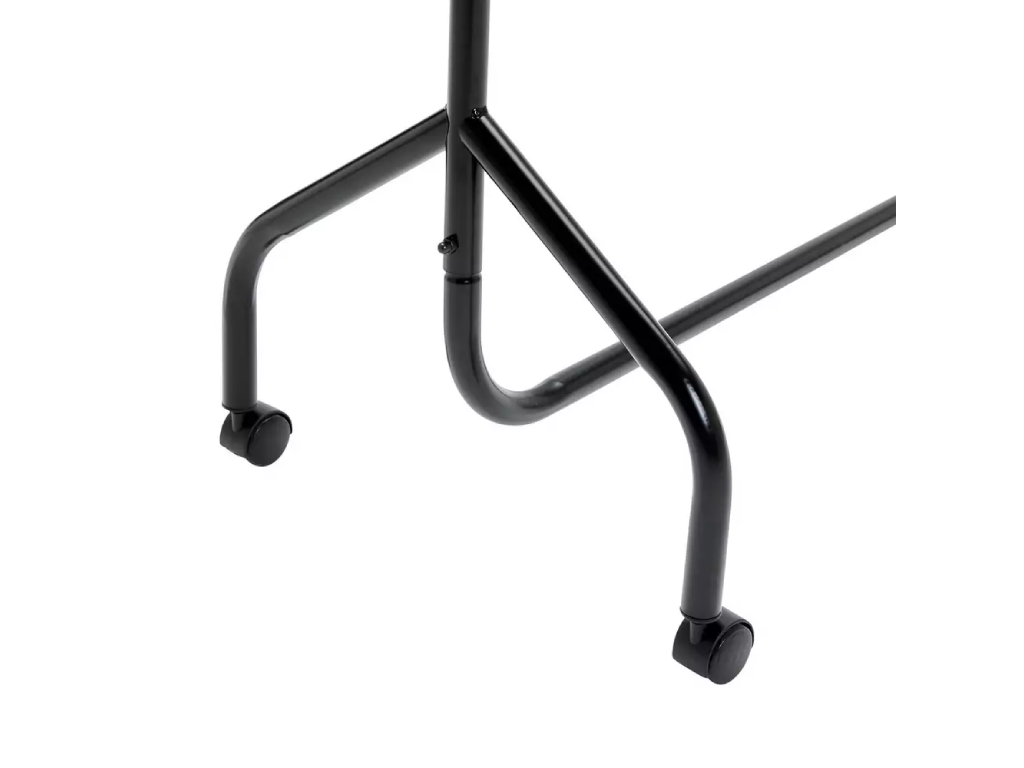 Heavy Duty Single 5 Feet Clothes Rail - Black