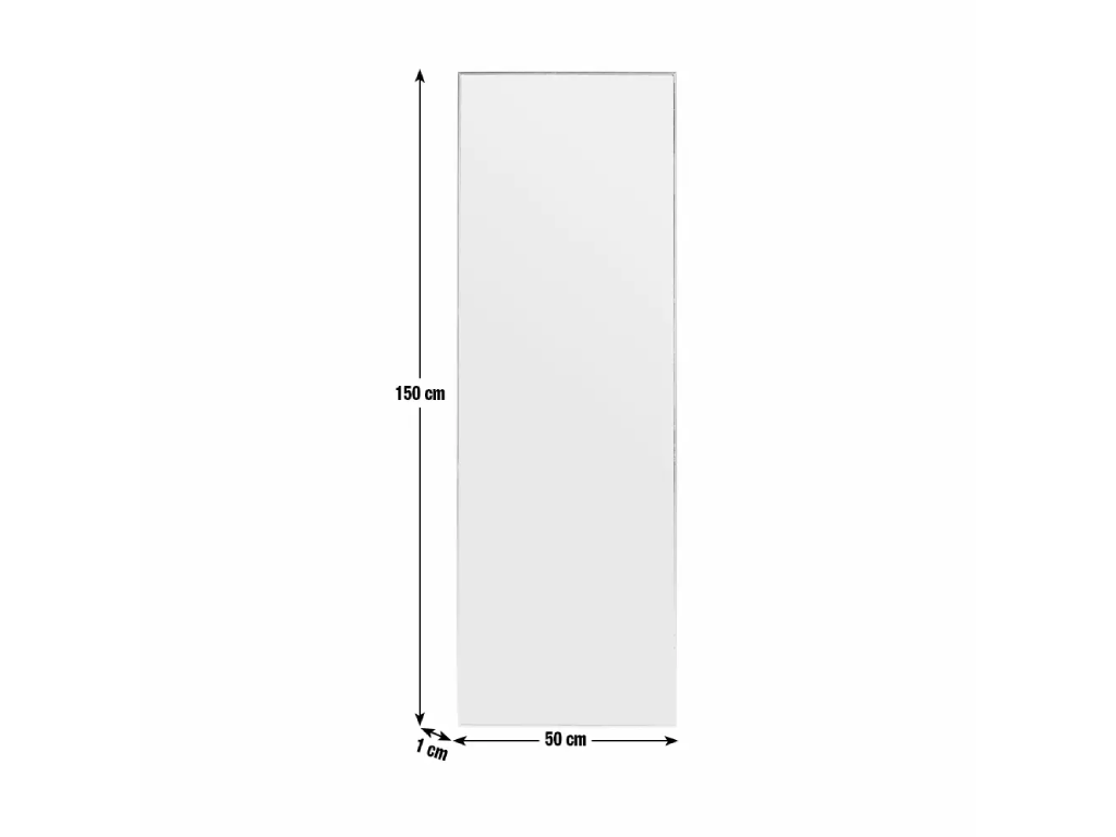 Habitat Silver Full Length Wall Mirror - 150x50cm