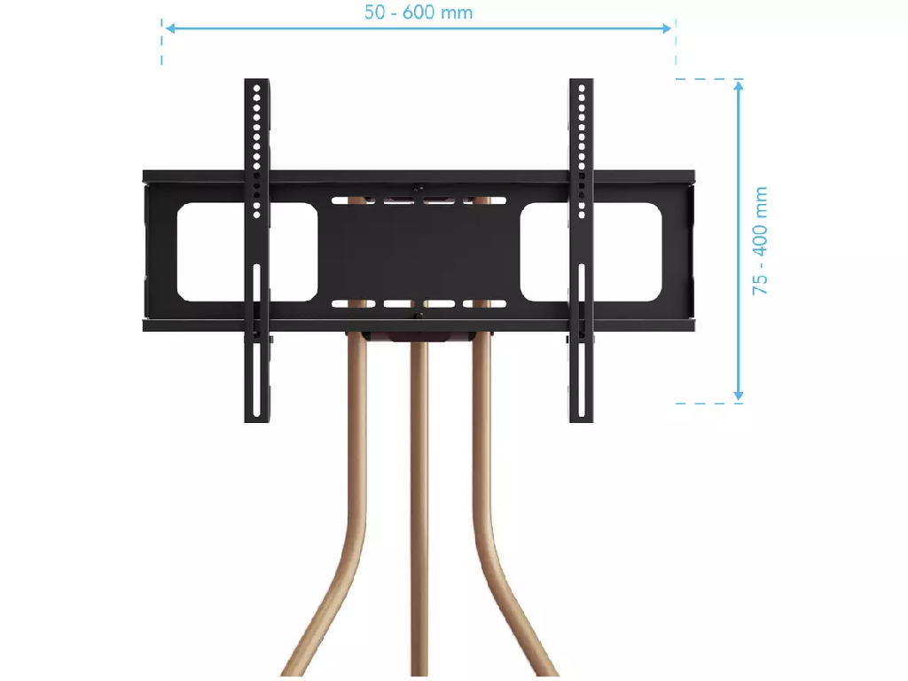 AVF Tripod Up to 65 Inch TV Stand - Gold - (B-Grade)