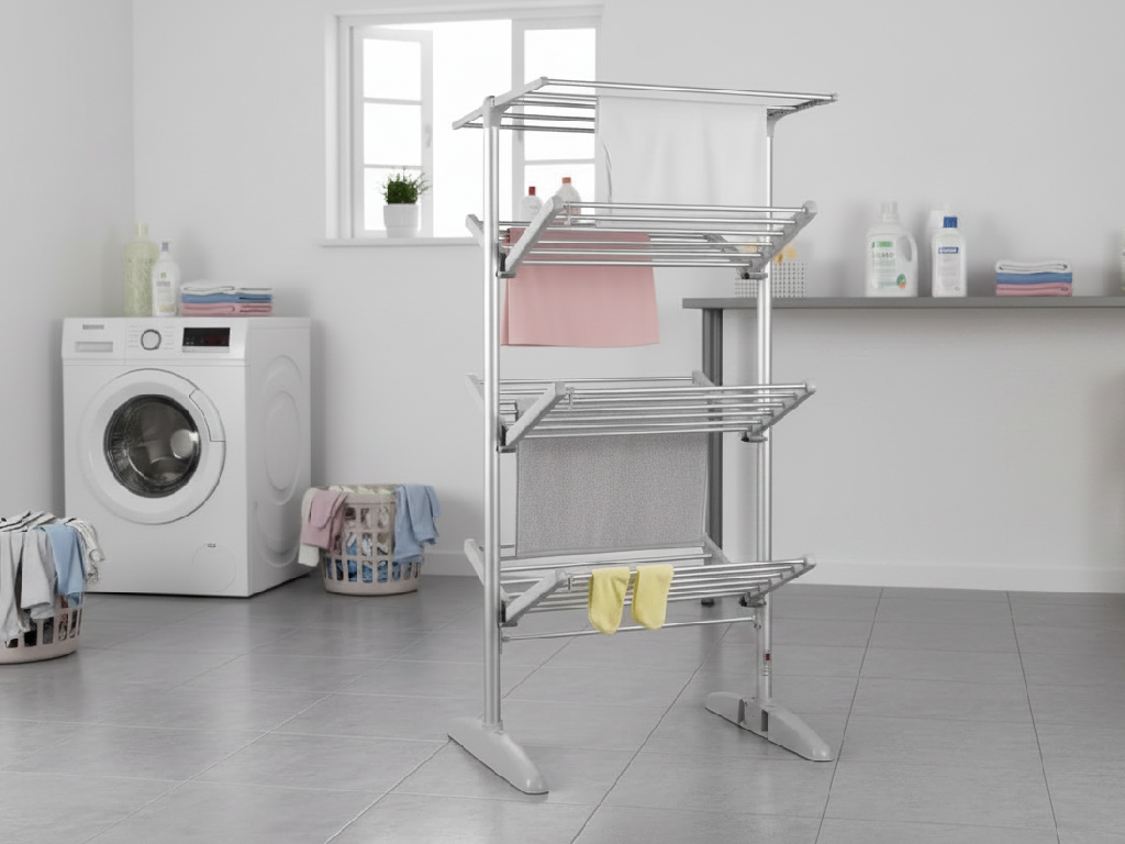 Minky Sure Dri 23m 4 Tier Heated Clothes Airer with Cover