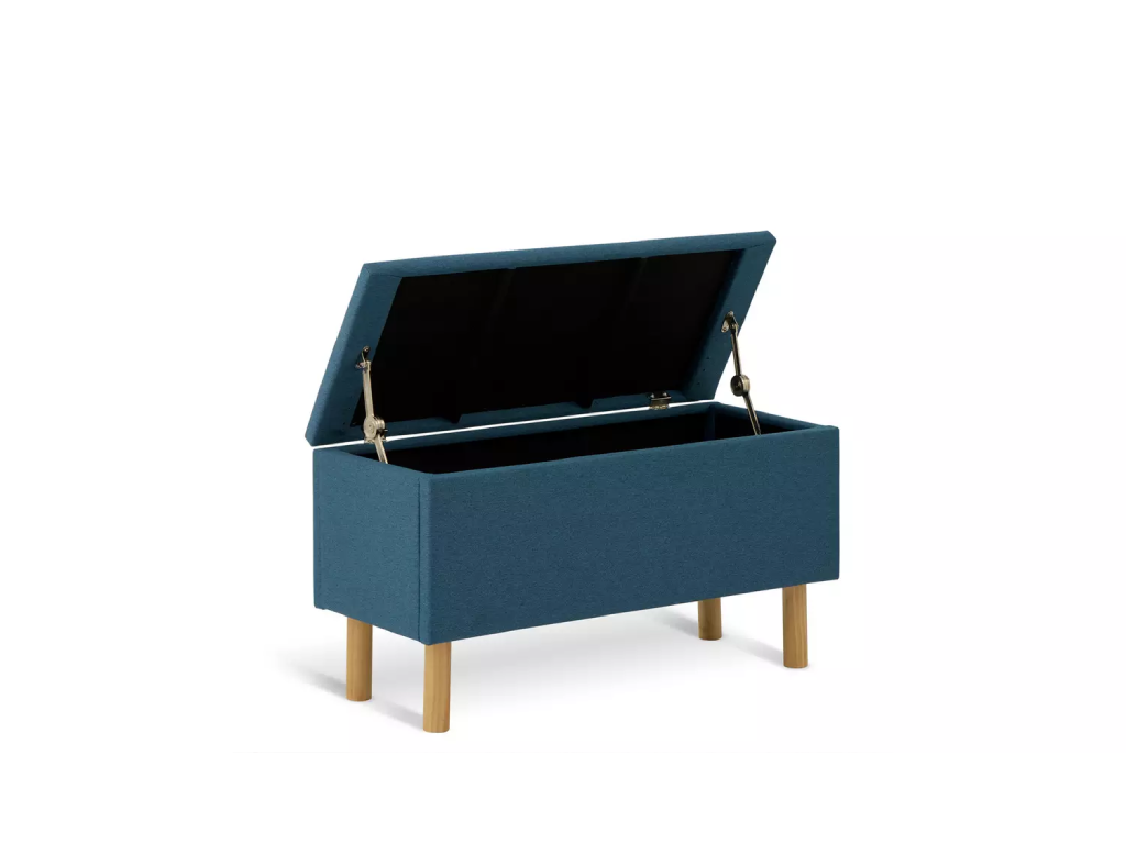 Habitat Olivia Large Ottoman Storage Box - Blue