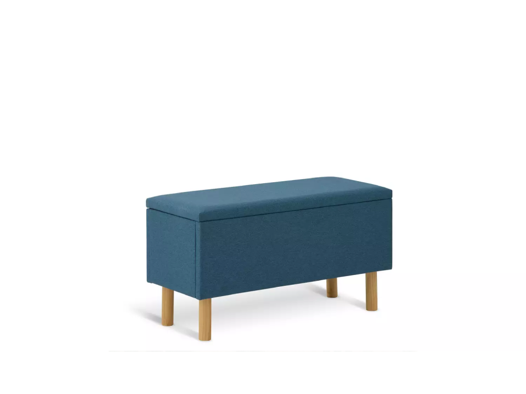 Habitat Olivia Large Ottoman Storage Box - Blue