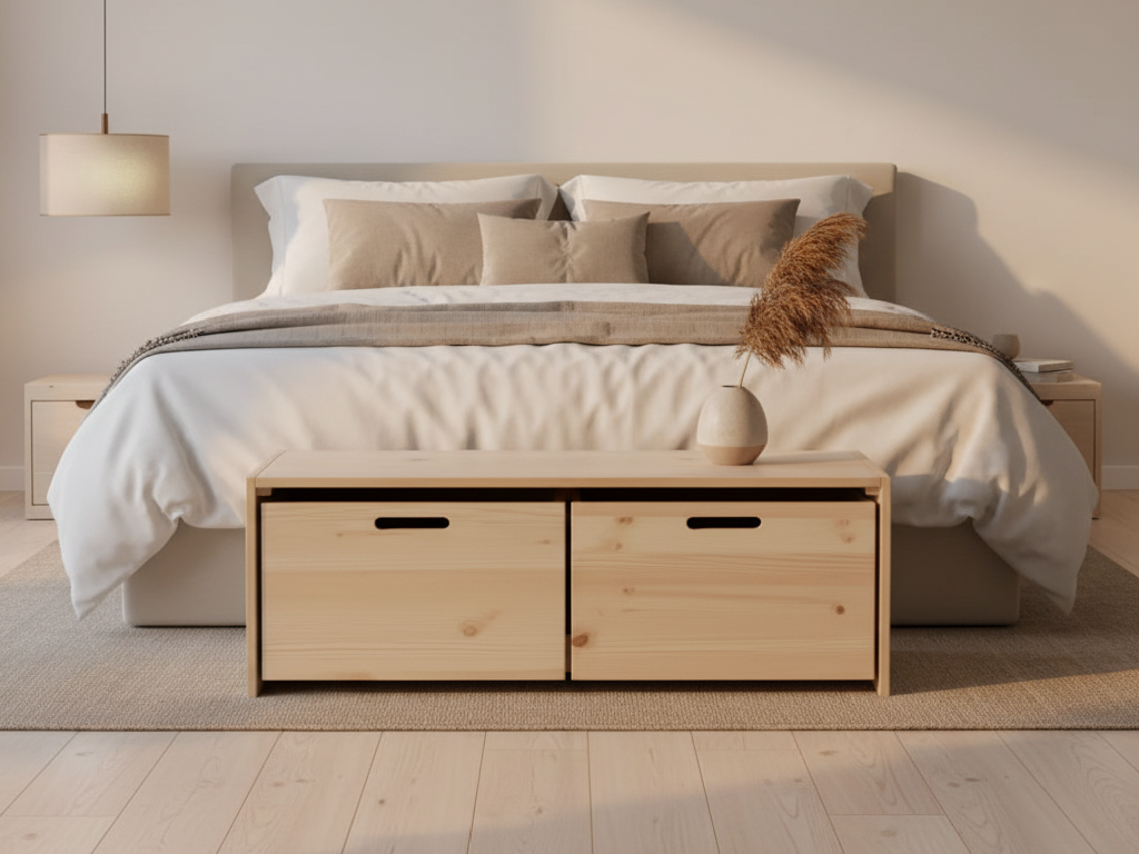 Habitat Rico Low Storage Unit - Pine