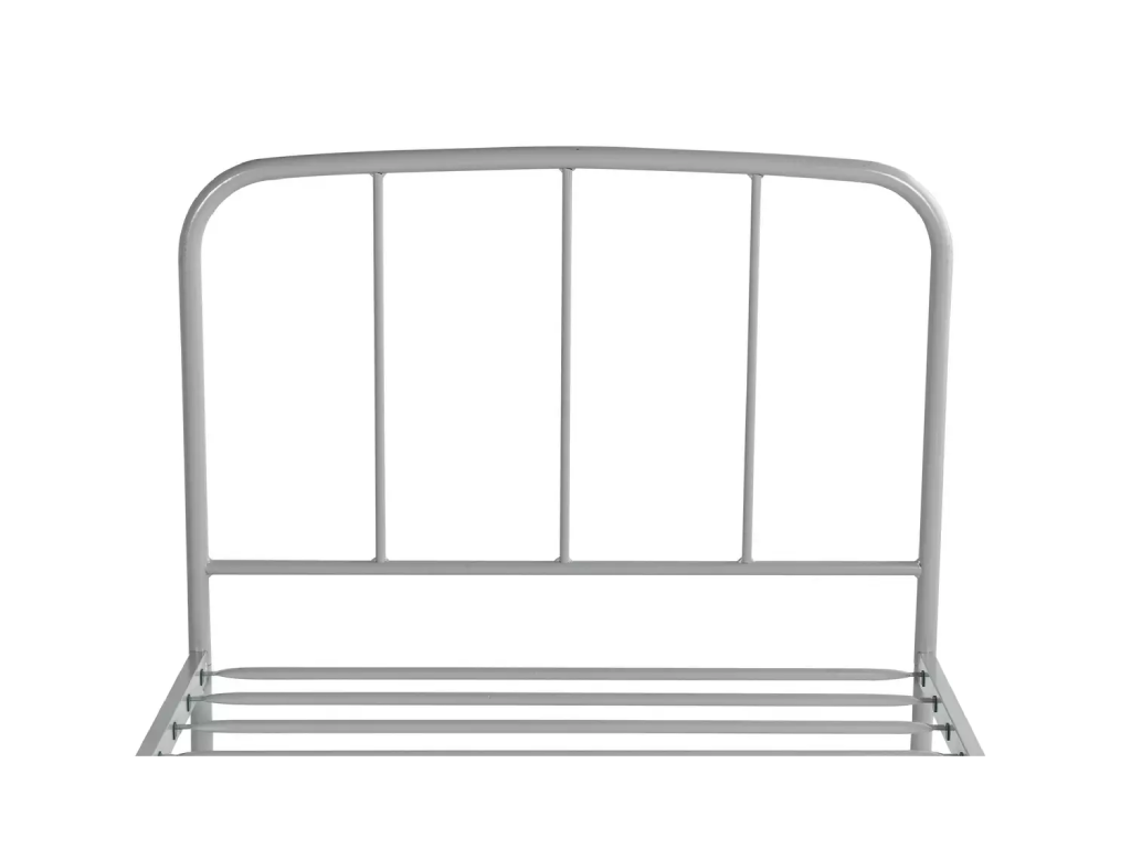 Freja Single Metal Bed Frame - Silver
