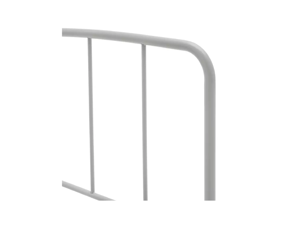 Freja Single Metal Bed Frame - Silver