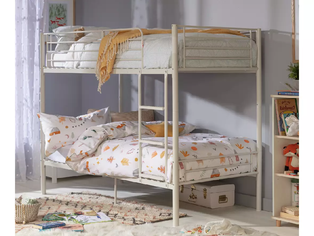 Mason Metal Bunk Bed - White