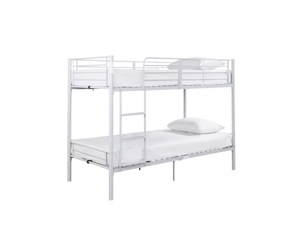 Mason Metal Bunk Bed - White