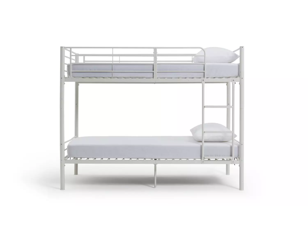 Mason Metal Bunk Bed - White