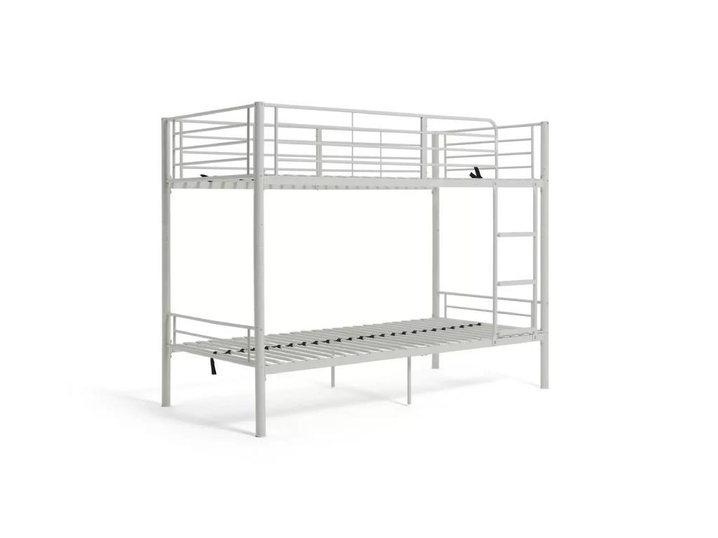 Mason Metal Bunk Bed - White