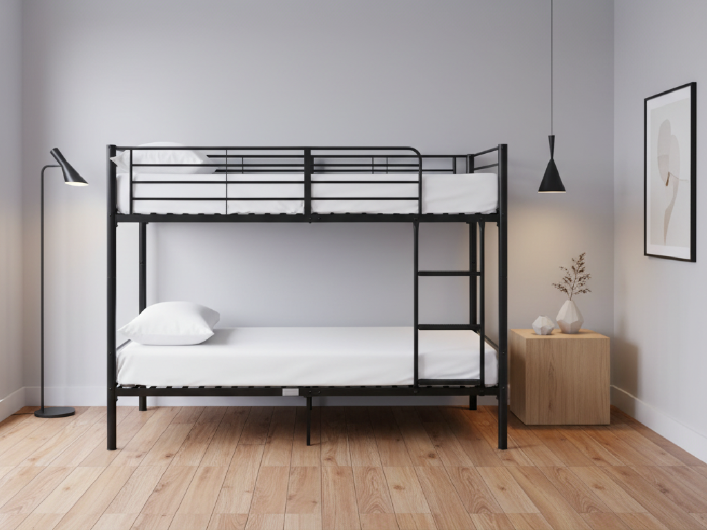 Mason Metal Bunk Bed - Black