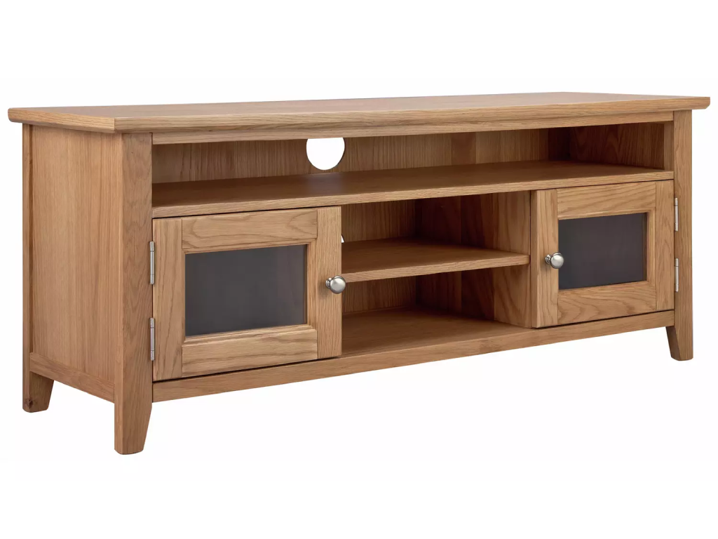 Islington 2 Door Oak TV Unit - Natural