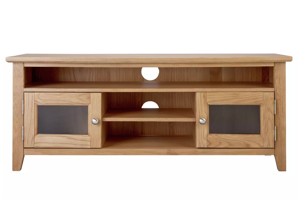 Islington 2 Door Oak TV Unit - Natural