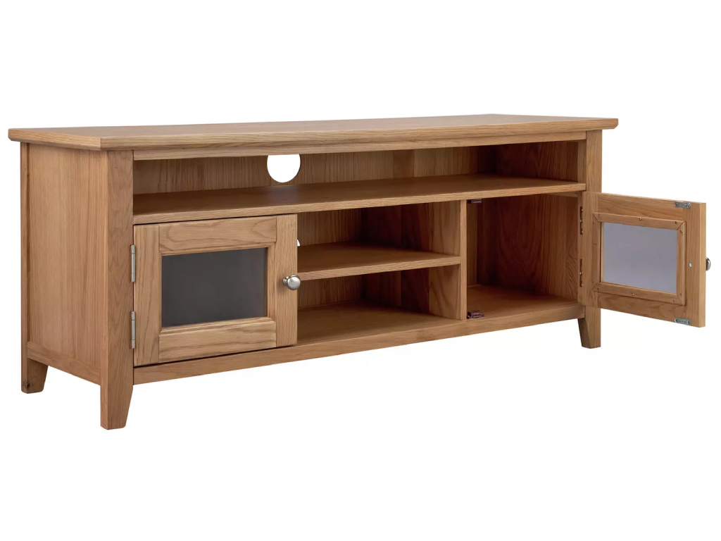 Islington 2 Door Oak TV Unit - Natural