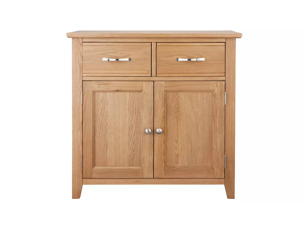 Islington 2 Door Oak Veneer Sideboard-Natural