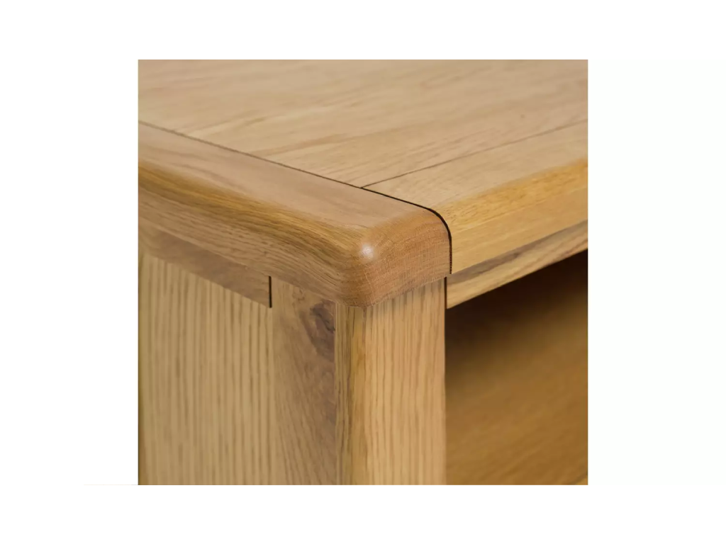 Kent 2 Drawer Corner Oak TV Unit - Natural