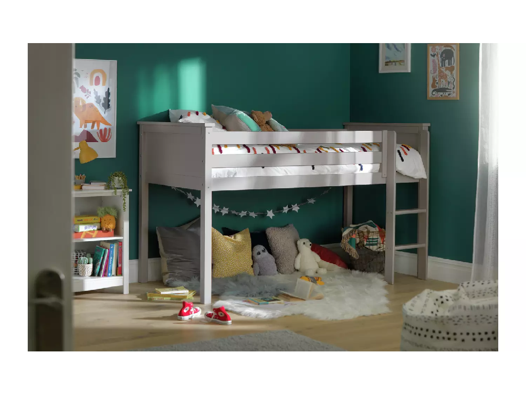 Habitat Brooklyn Mid Sleeper Bed Frame - Grey