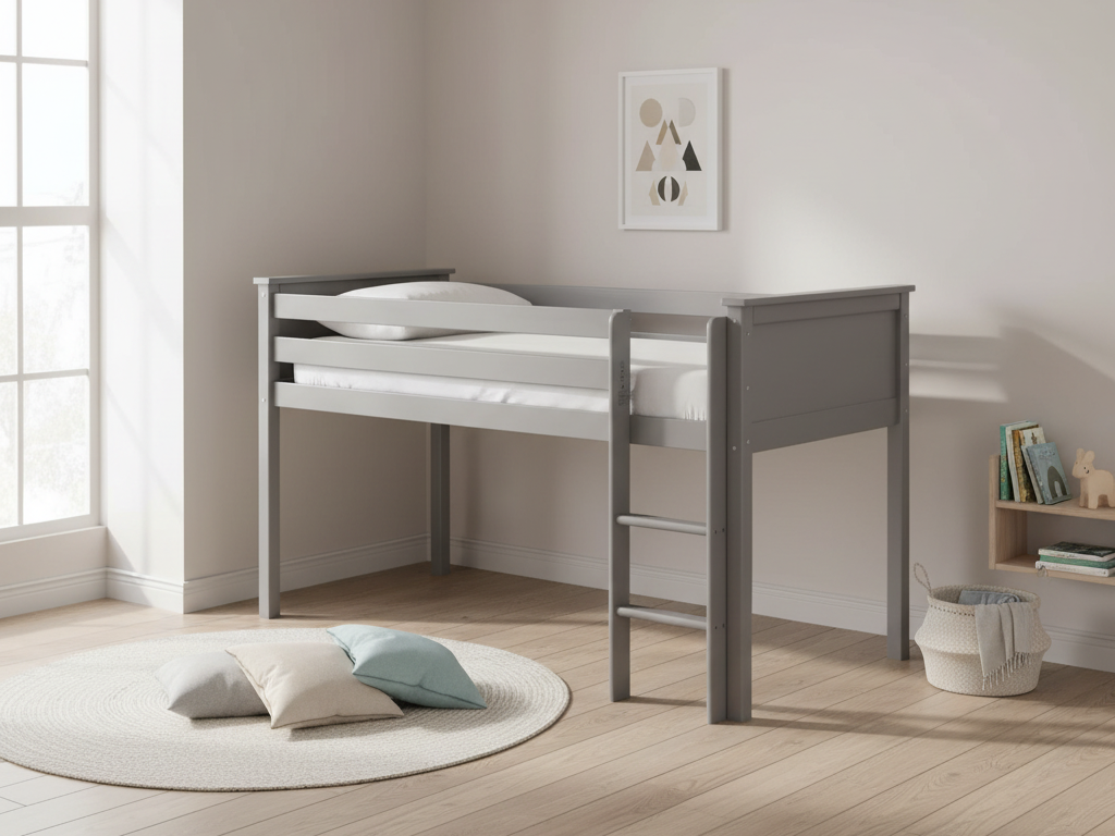 Habitat Brooklyn Mid Sleeper Bed Frame - Grey