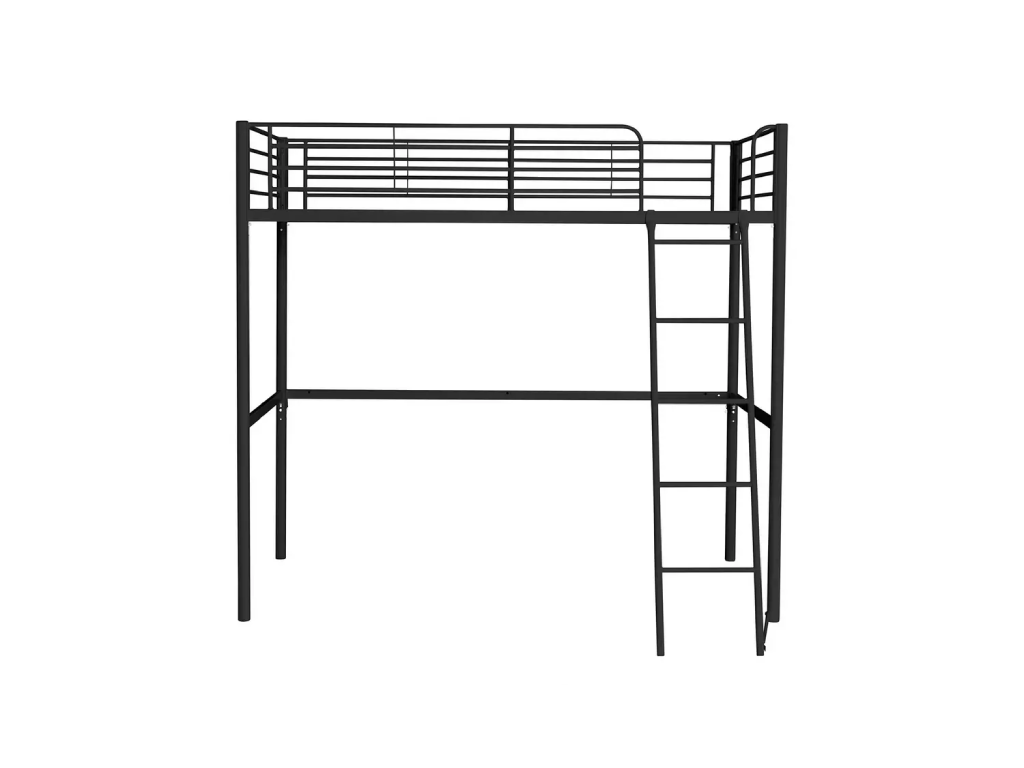 Riley High Sleeper Metal Bed Frame - Black