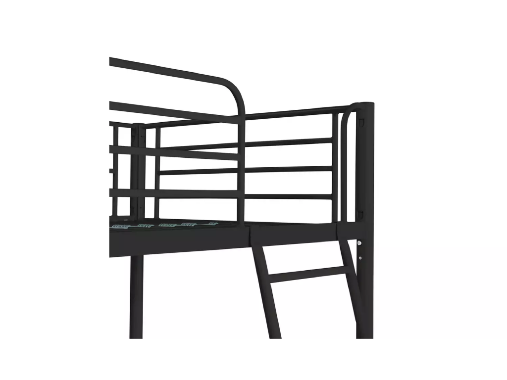 Riley High Sleeper Metal Bed Frame - Black
