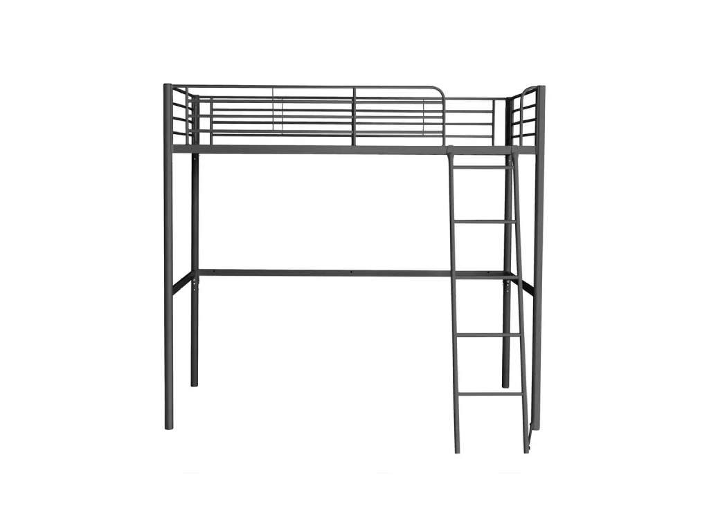 Riley High Sleeper Metal Bed Frame - Black