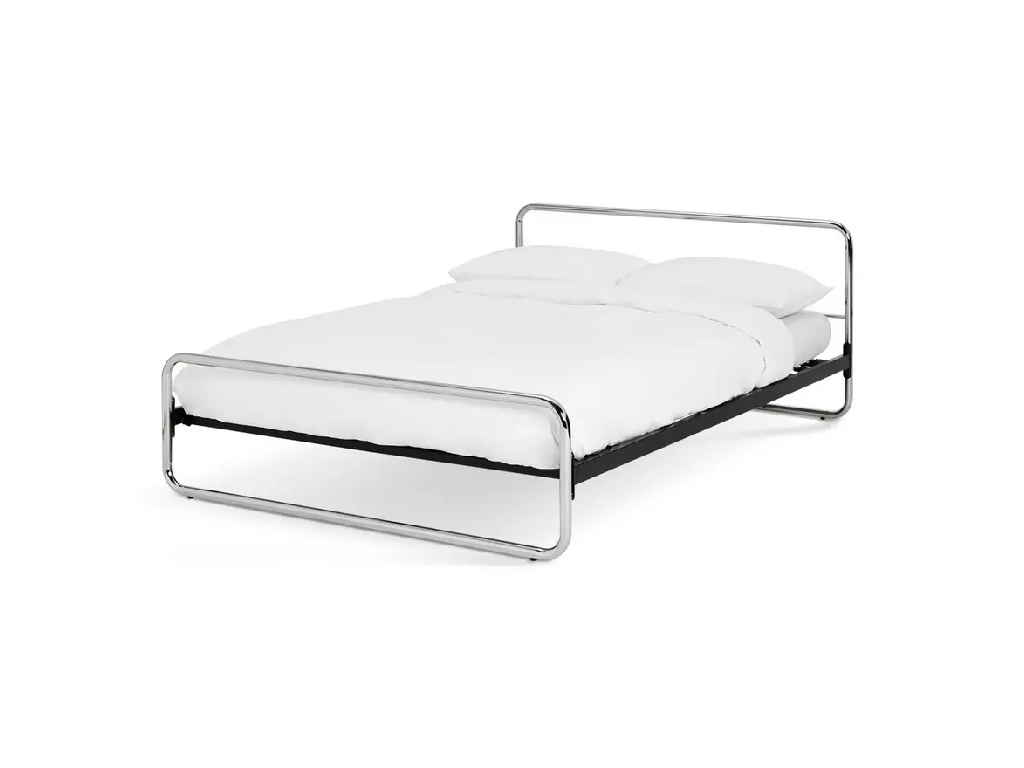 Habitat Albers Steel Double Bed Frame - Nickle