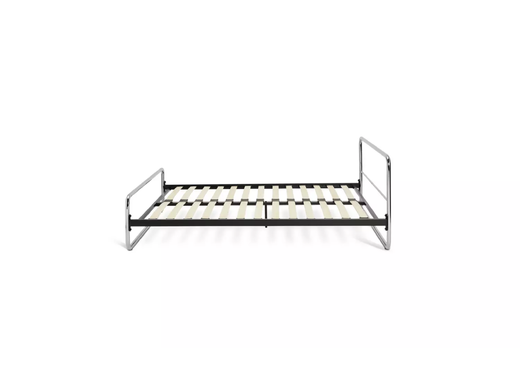 Habitat Albers Steel Double Bed Frame - Nickle