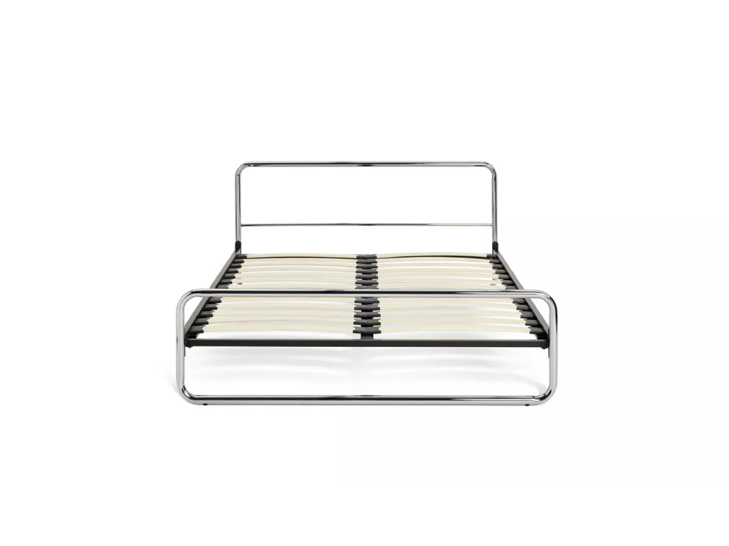 Habitat Albers Steel Double Bed Frame - Nickle