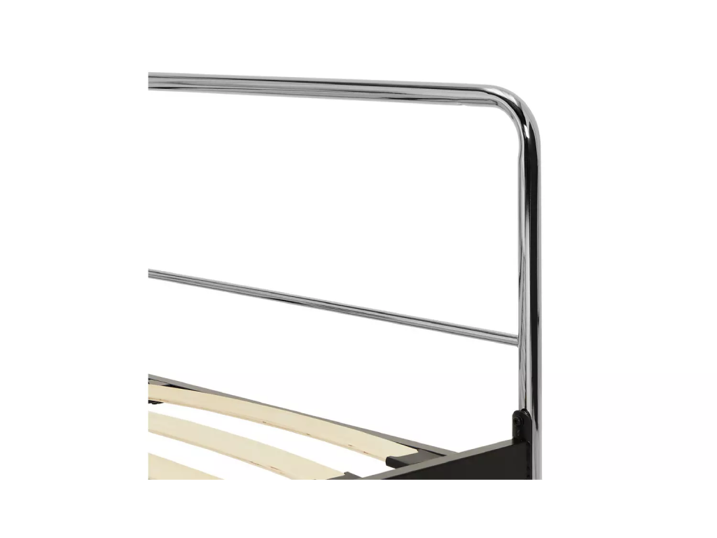 Habitat Albers Steel Double Bed Frame - Nickle