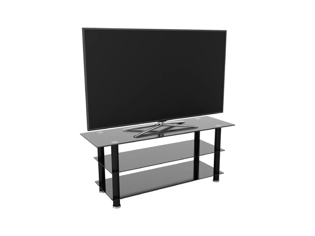 AVF Glass Up to 65 Inch TV Stand - Black (B-Grade)