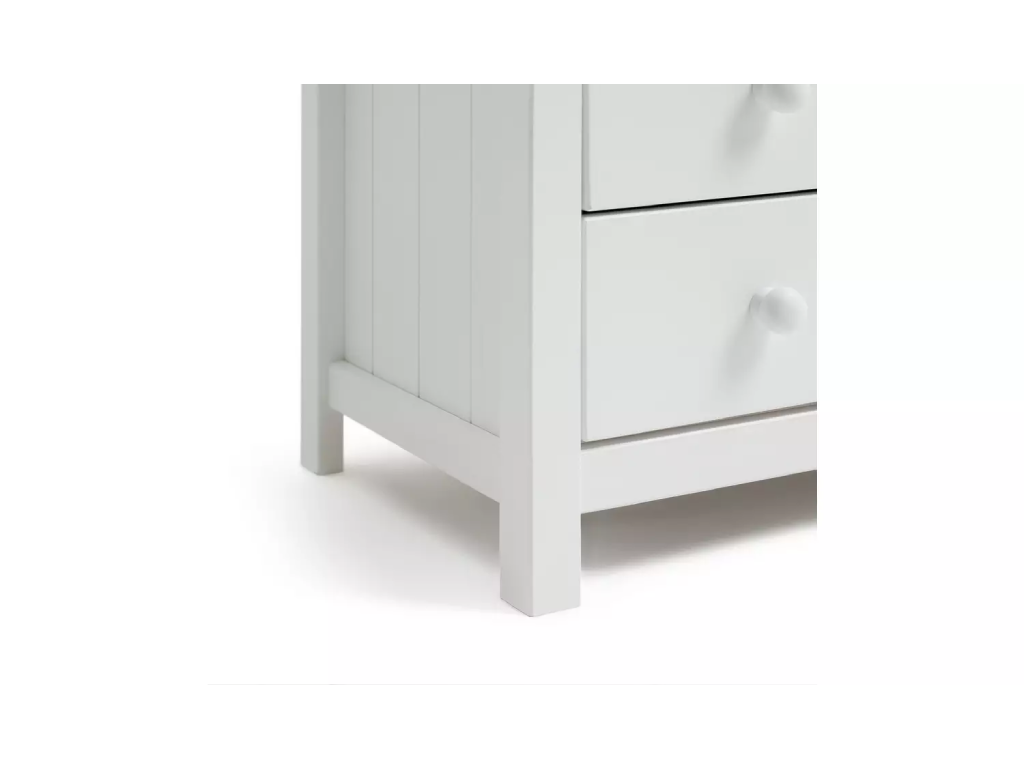 Scandinavia 10 Drawer Chest - White