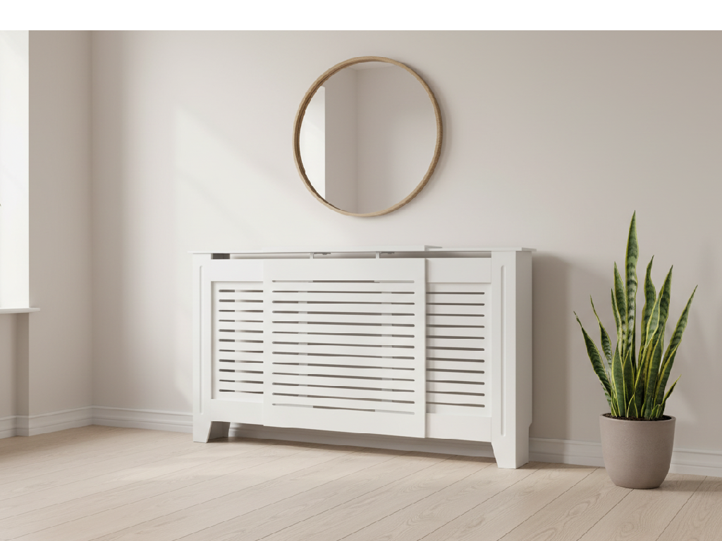 Austin Extendable Radiator Cover - White