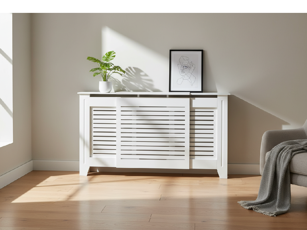 Austin Extendable Radiator Cover - White