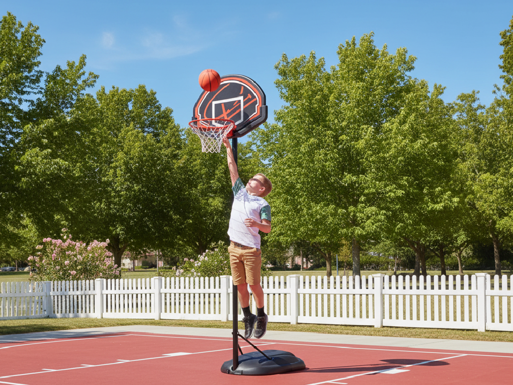 Lifetime Portable Adjustable Youth Basketball Hoop/Backboard