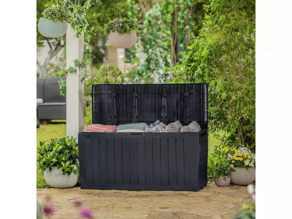 Keter Marvel+ 270L Outdoor Garden Storage Box - Grey