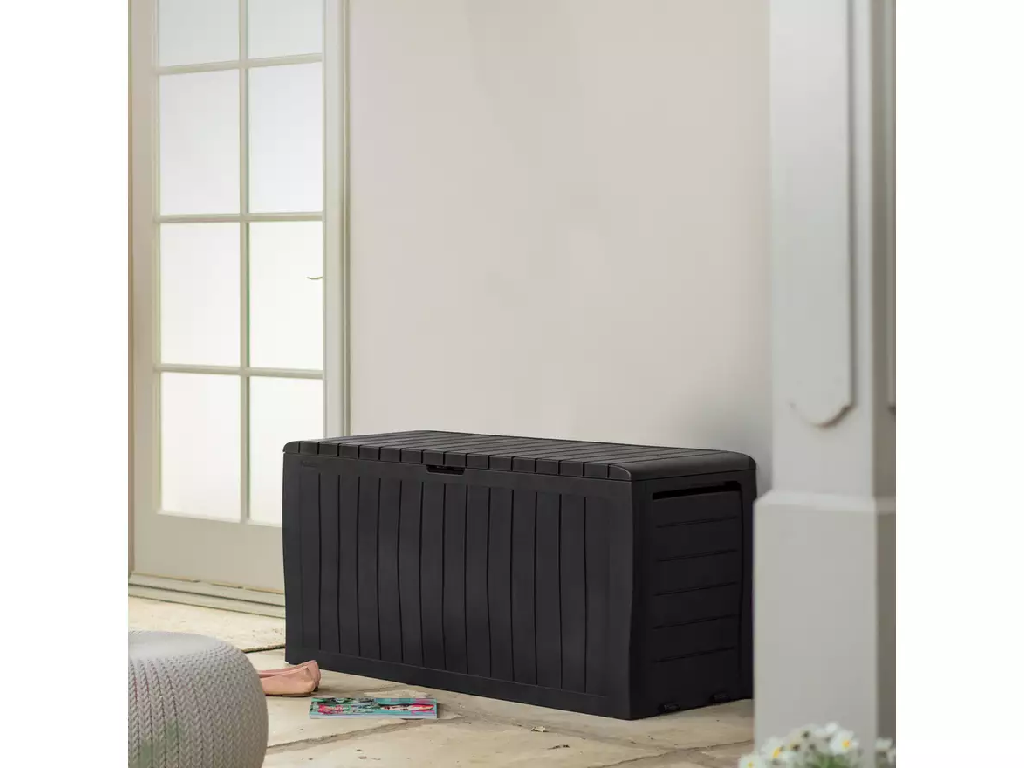 Keter Marvel+ 270L Outdoor Garden Storage Box - Grey