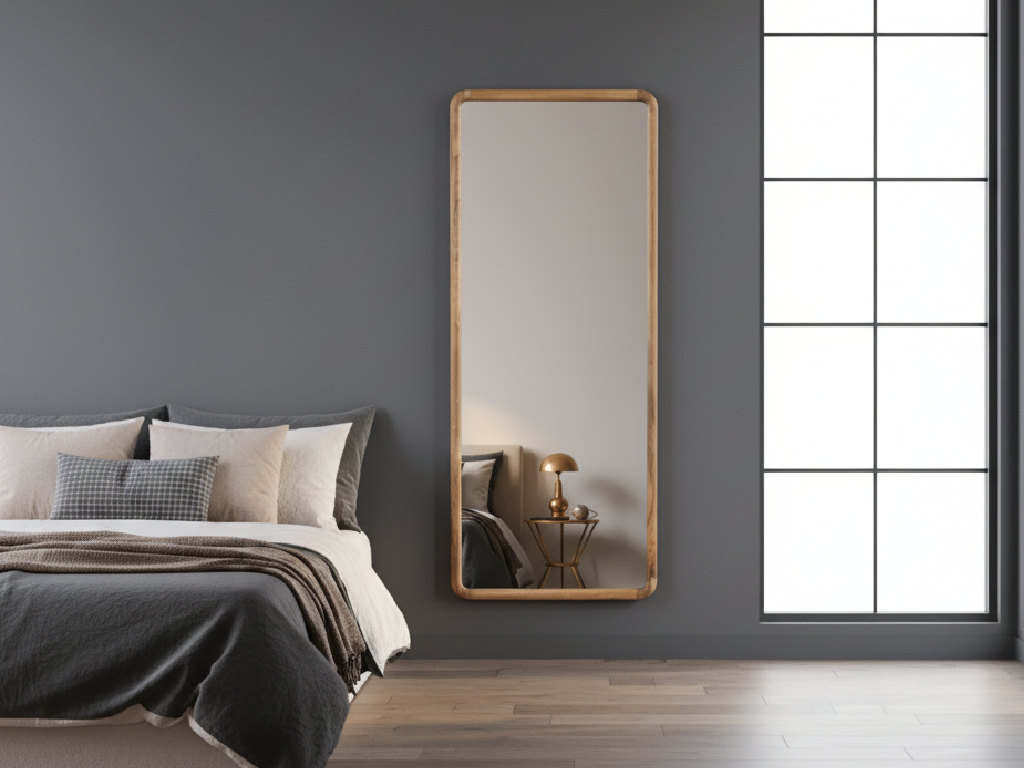 Habitat Mango Wood Full Length Wall Mirror - 140x60cm