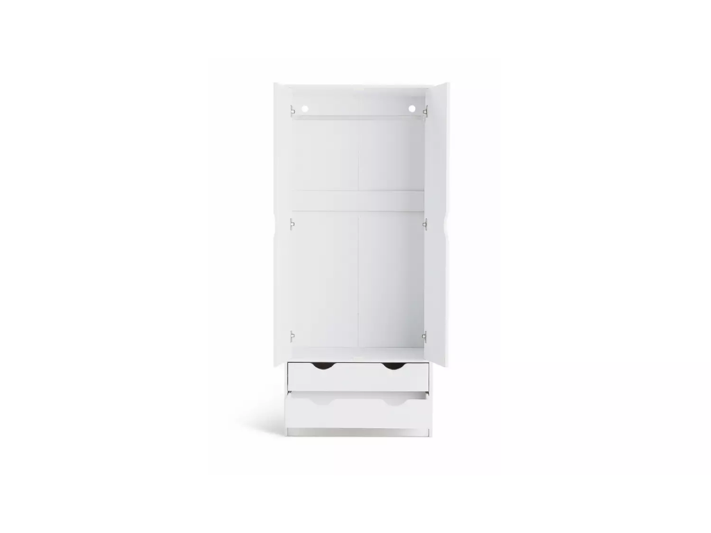 Habitat Kids Pagnell 2 Door 2 Drawer Wardrobe - White