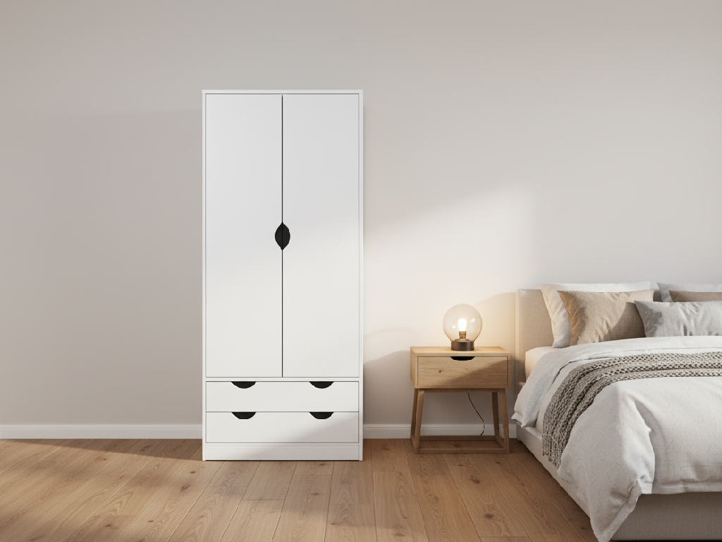 Habitat Kids Pagnell 2 Door 2 Drawer Wardrobe - White