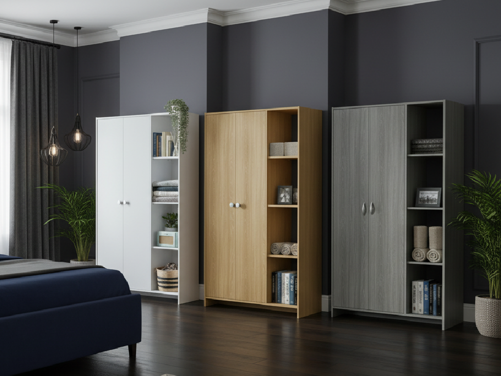 Seville 2 Door Open Shelf Wardrobe