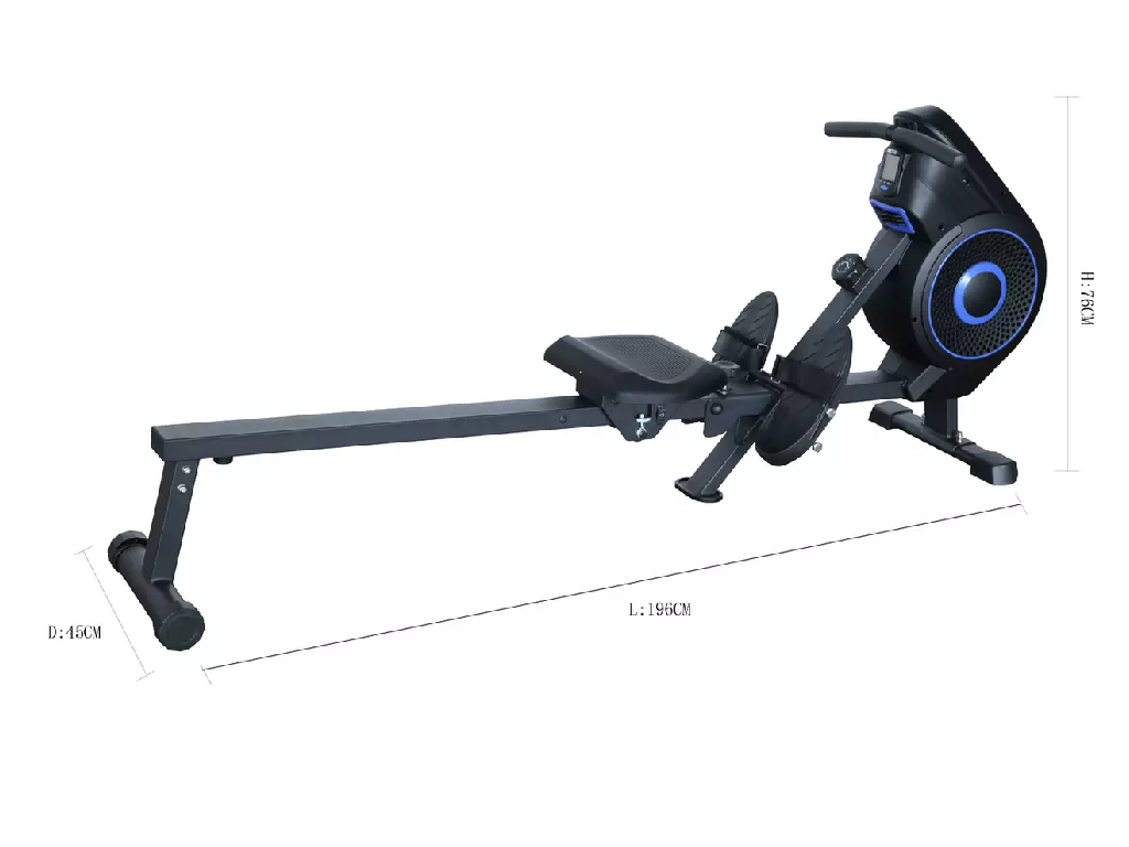 Pro Fitness Air and Magnetic Rowing Machine - (B-Grade)