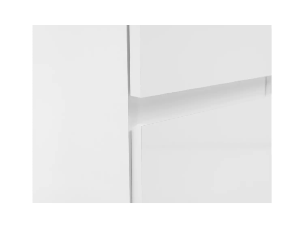 Jenson Double Pedestal Dressing Table-Matte White