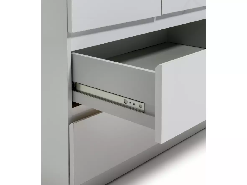 Jenson 2 Door 2 Drawer Wardrobe - Matte White