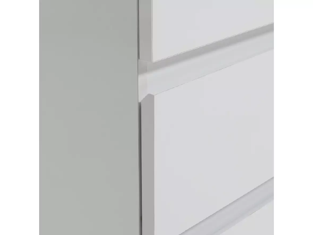 Jenson 2 Door 2 Drawer Wardrobe - Matte White