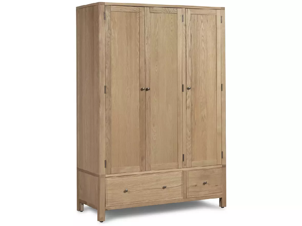 Habitat Finchley 3 Door Wardrobe - Oak