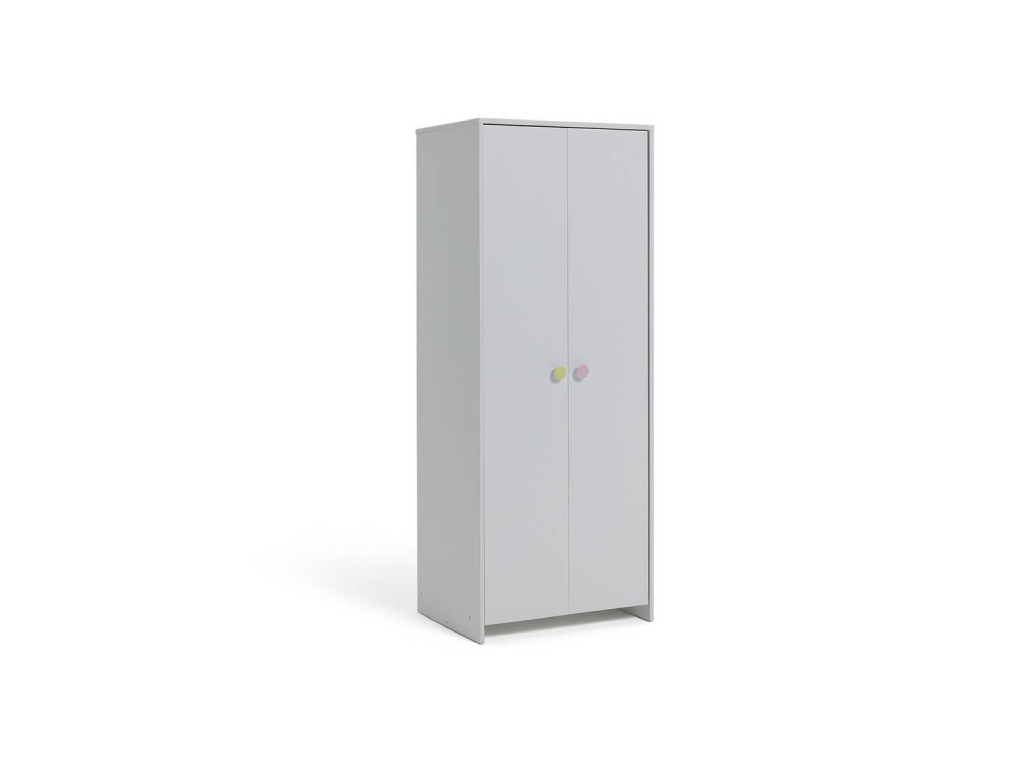 Kids Juno 2 Door Wardrobe - White