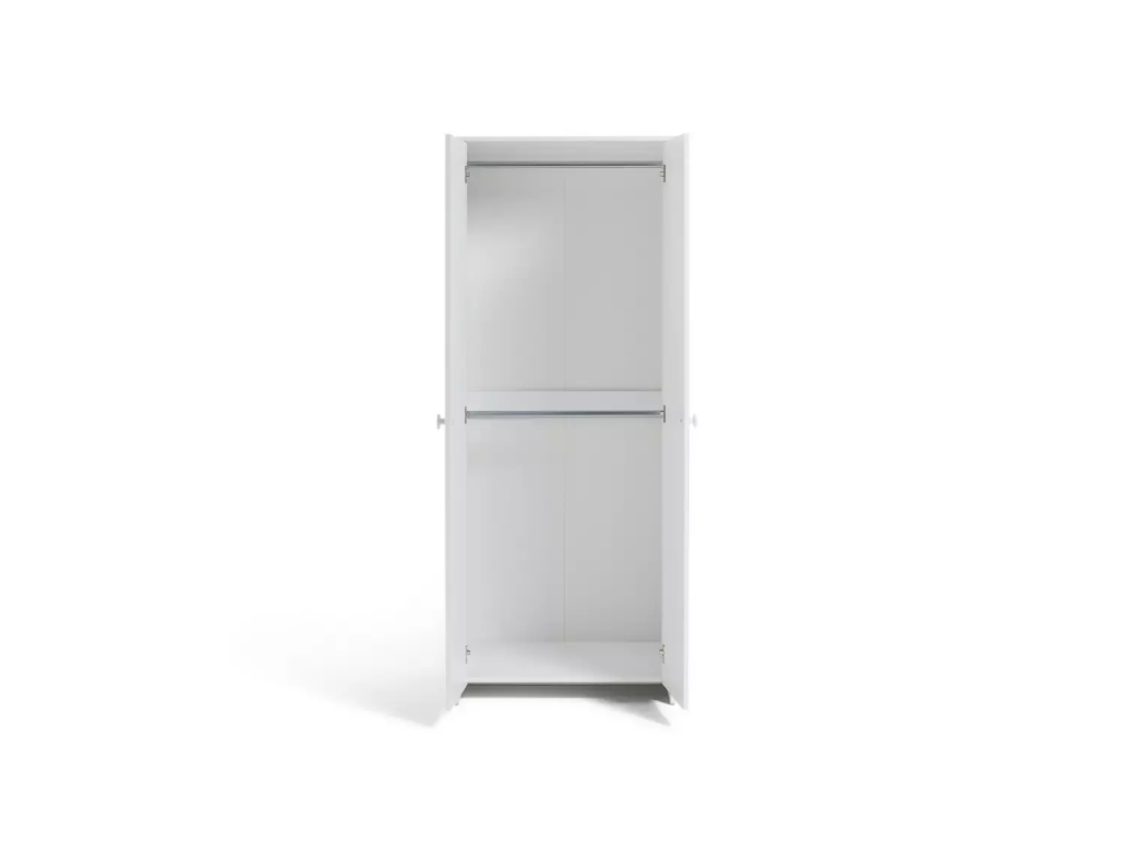 Kids Juno 2 Door Wardrobe - White