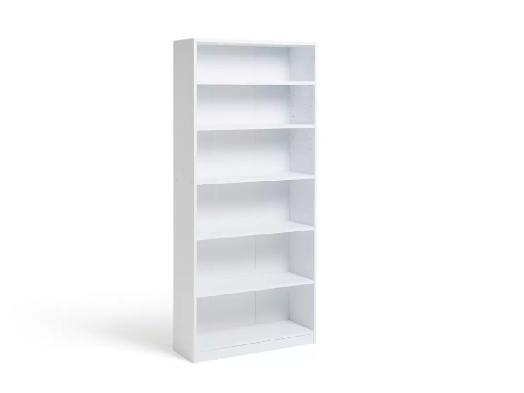 Maine Deep Bookcase - White