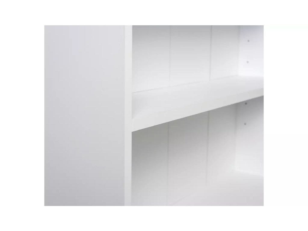 Maine Deep Bookcase - White