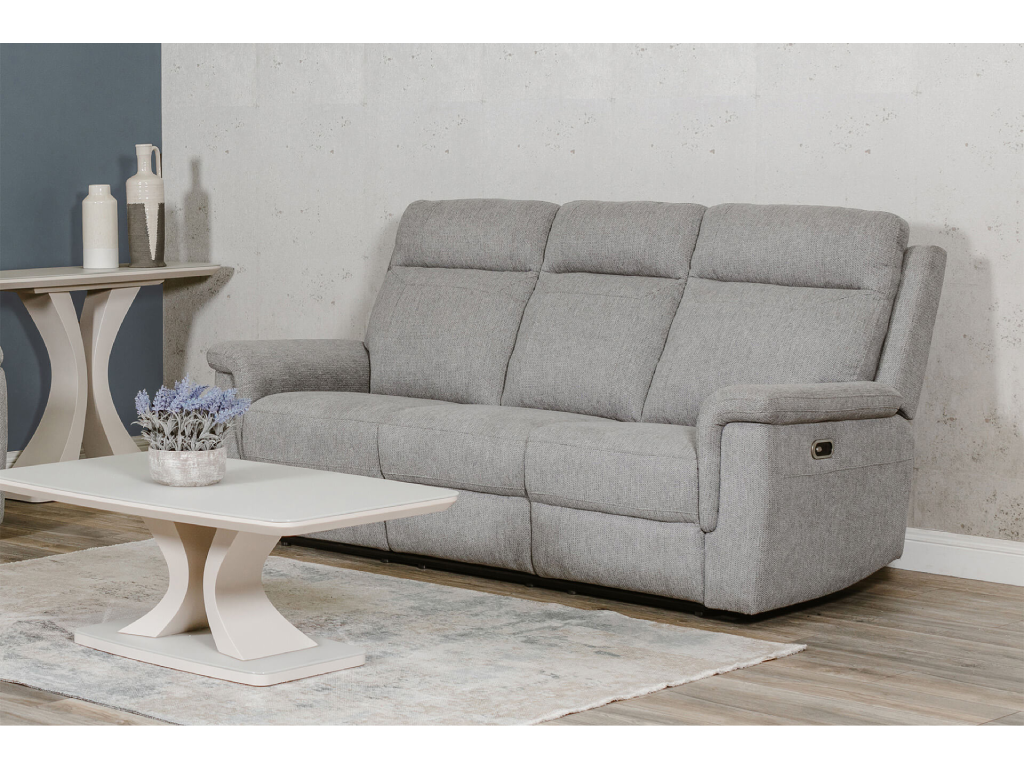 Bowie 3 + 2 Seater Electric Recliner - Fabric Grey